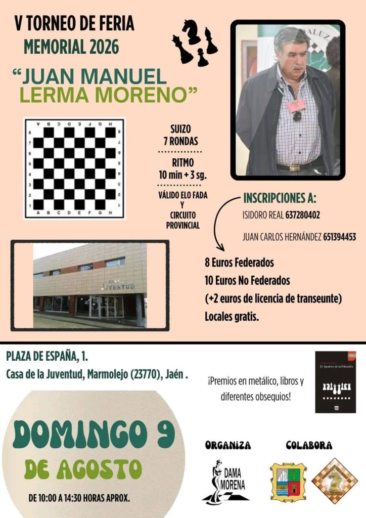 Samuel Cañete participa en los Campeonatos de España de Ajedrez Rápido y Relámpago 772973449 1756440309456888 5300533256428104178 n