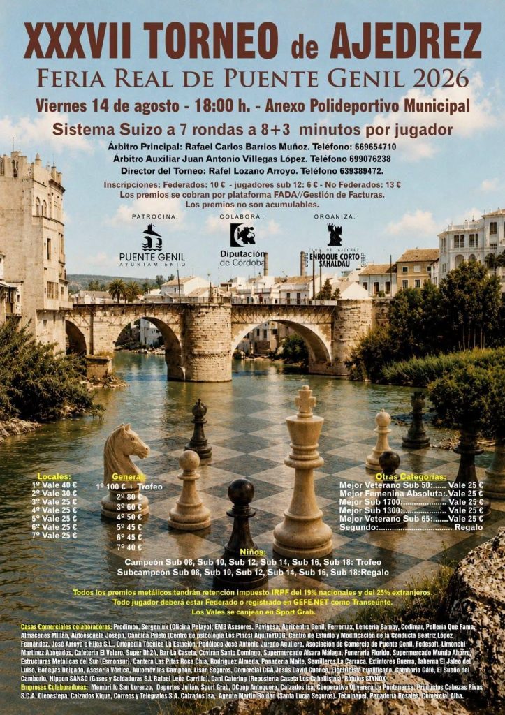 Samuel Cañete participa en los Campeonatos de España de Ajedrez Rápido y Relámpago 773608464 1762740515493534 8400820291694614094 n