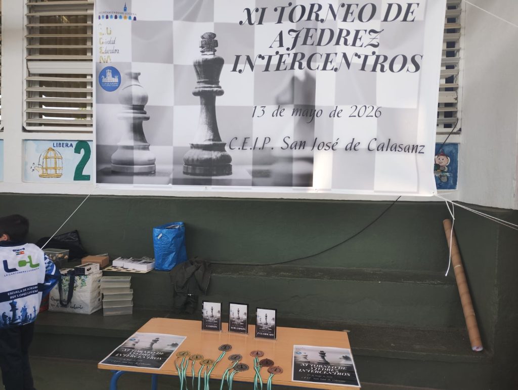 El Ruy López, comprometido con el ajedrez escolar en el XI Torneo Intercentros whatsapp image 2026 05 13 at 13.50.08