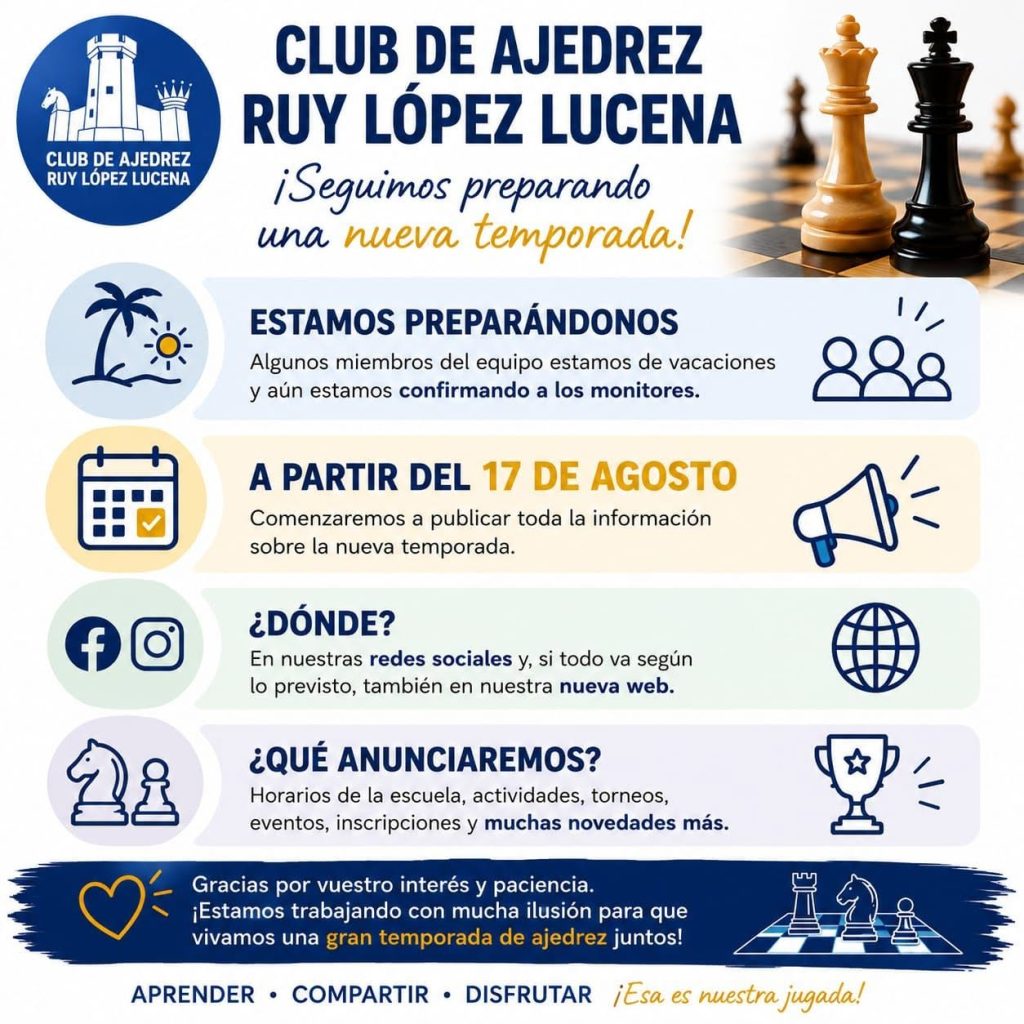 Samuel Cañete participa en los Campeonatos de España de Ajedrez Rápido y Relámpago cartel