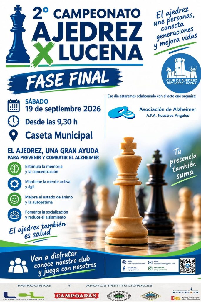 La fase final del II Campeonato Ajedrez x Lucena se suma a la Paella Solidaria de A.F.A. Nuestros Ángeles whatsapp image 2026 09 10 at 20.14.11
